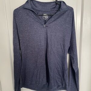 Slazenger Navy Heathered Golf Quarter-Zip